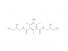 5 - amino - N, N '- bis (2,3 - dihidroxipropil) - 2,4,6 - triyodo - 1,3 - bencenodicarbonamida, intermedio de iohexol / ioviditol