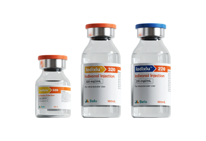 Inyección de Iodixanol