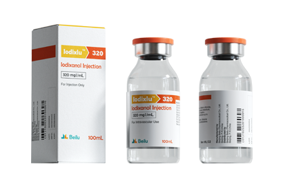 Inyección de Iodixanol